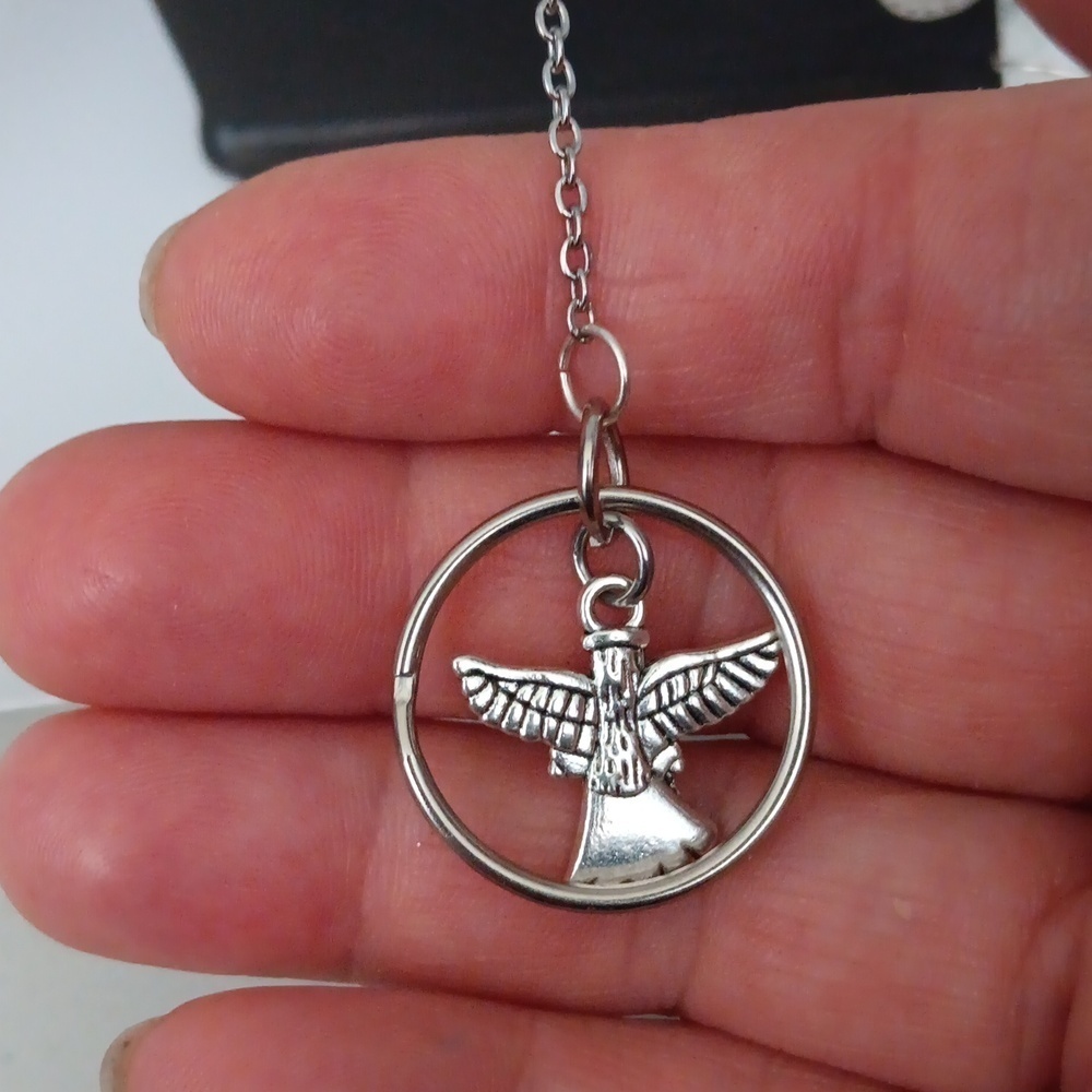 Silver Dragonfly Prism Suncatcher - Picture 4 of 4